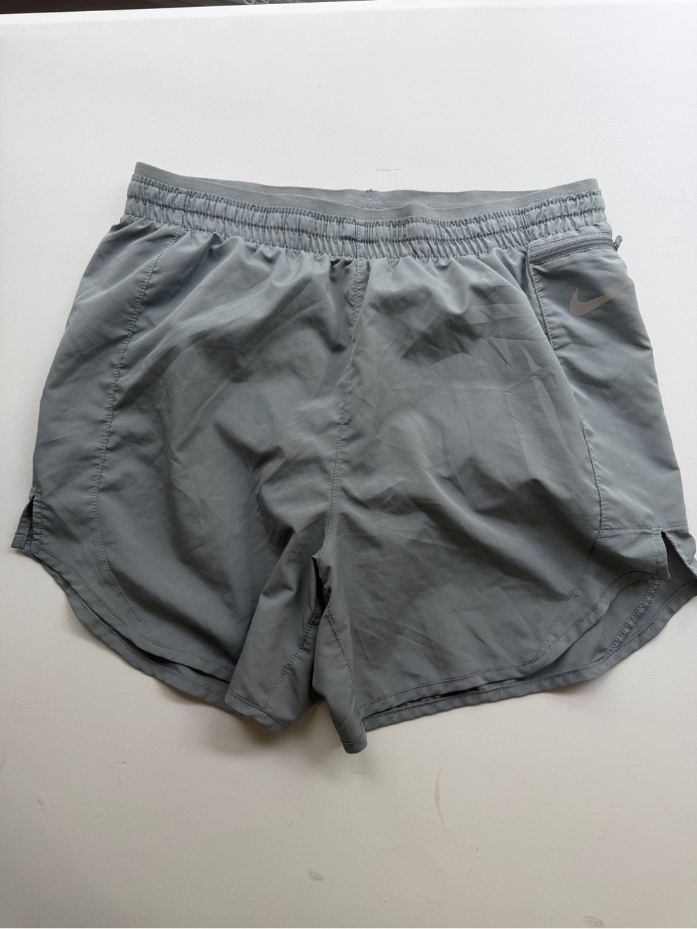 Nike Dri-FIT Tempo Luxe Running Shorts - Smoke Grey small